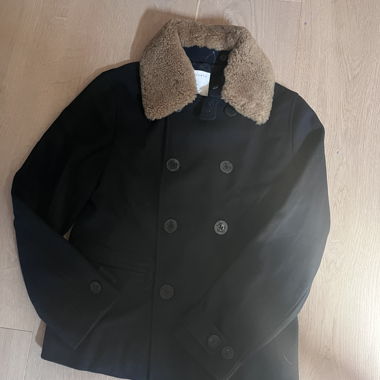 Sandro Coat with Teddy Collar