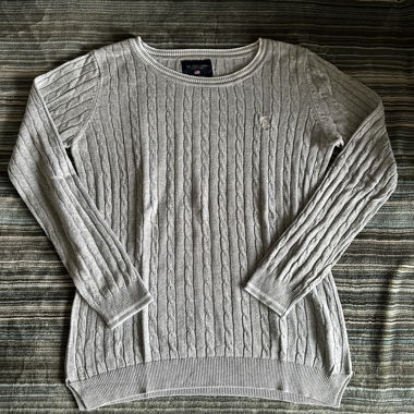 U.S Polo Pullover grau M