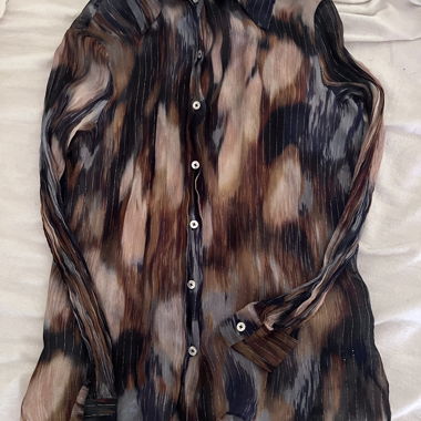 Massimo Dutti sheer blouse