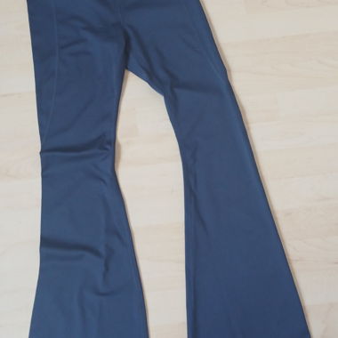 Dark Blue Bell-Bottom Pants