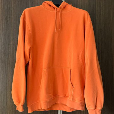Sweat à capuche orange