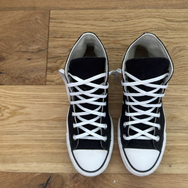 Niedrige Converse mit Plateau