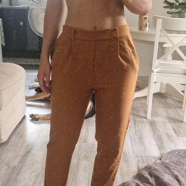 Pantalon brun slim