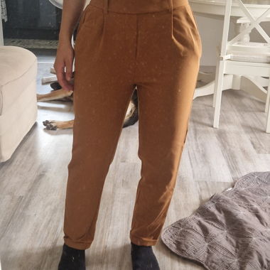 Pantalon brun slim