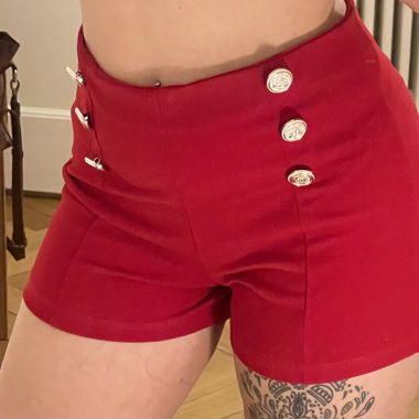 Cute red shorts