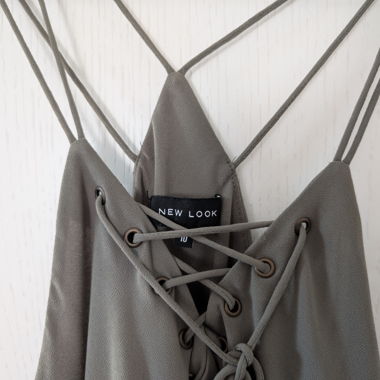 New Look Top mit Schnürung