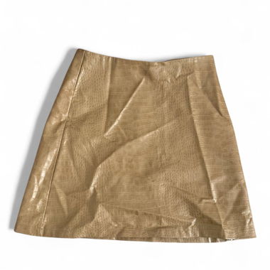 Faux leather skirt 