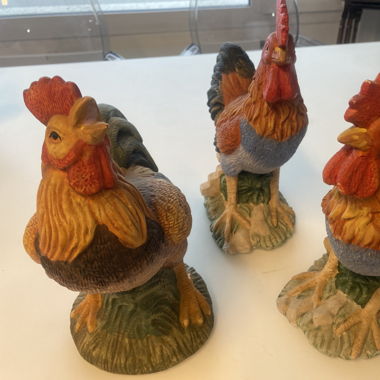 Statue coq 