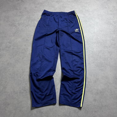 Sporthose blau/gelb