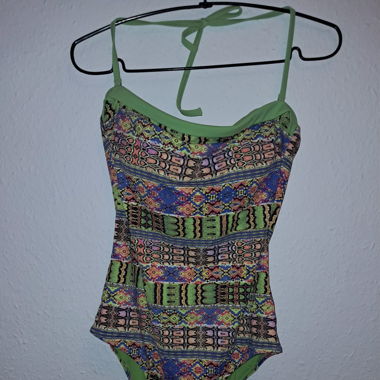 maillot de bain multicolore,  taille 42