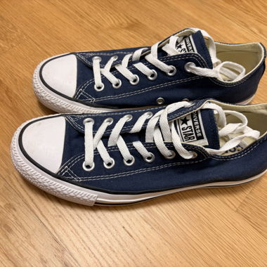 Navy Blue Converse Low