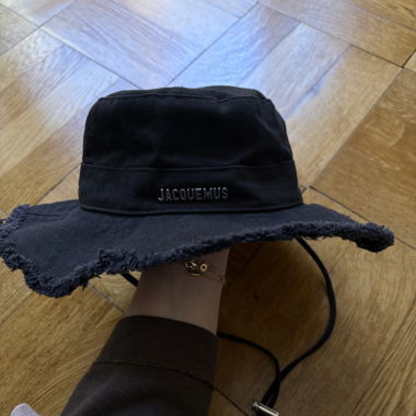 Jacquemus schwarzer Bucket-Hut Grösse 56