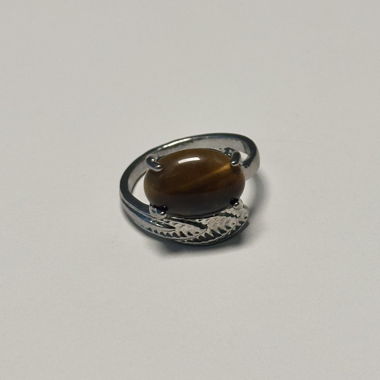 Anello in argento Occhio di Tigre