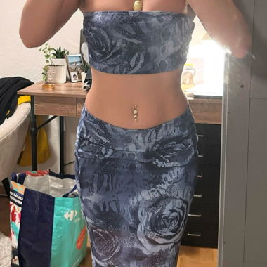 Süsses Set, Rock & Tube Top Perfekt für den Sommer