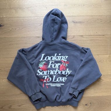 vintage bershka baggy hoodie