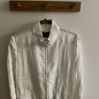 Loro Piana Bomber Jacket Leinen