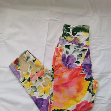 Sportmax flower highwaist mom fit vintage trousers