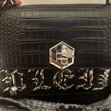 Philipp Plein Handtasche mit Logo-Prägung
