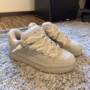 Grey Bershka Chunky Sneakers