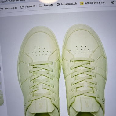 On Schuhe THE ROGER Clubhouse Sneaker Gelb NP 160