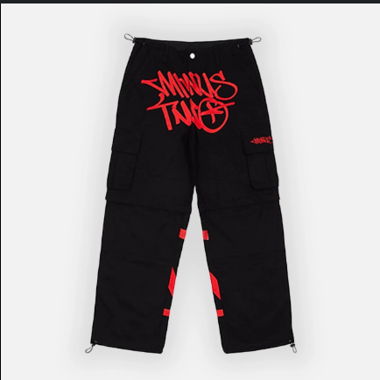 Minus Two Cargos Black & Red