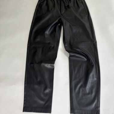 MNG faux leather pants