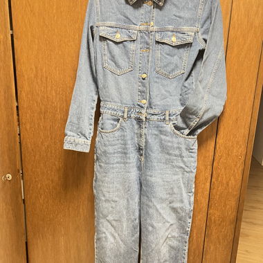 Only Tall Denim Jumpsuit