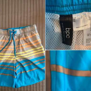 BPC Striped Swim Shorts