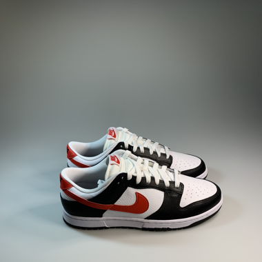 Nike Dunk Low Retro Red Swoosh Panda