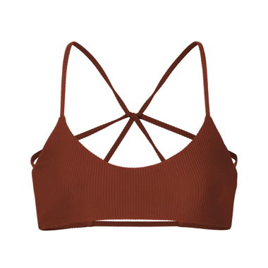 Haut de bikini femme neuf couleur rouille