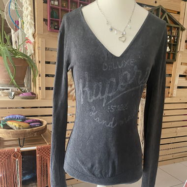 Pull gris kaporal 