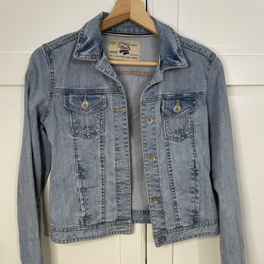 Hellblaue Jeansjacke