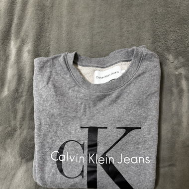 Sweat Calvin Klein Jeans gris – Taille L