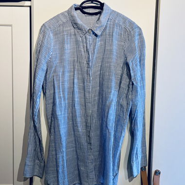 Camicia a righe ONLY blu e bianca taglia 36