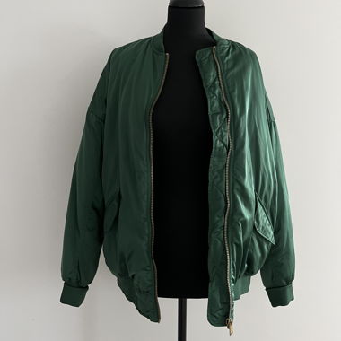 Oversize bomber jacket, size 36