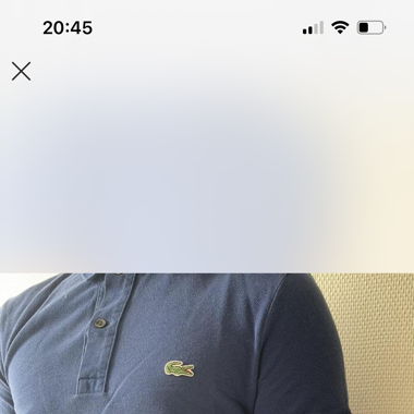 Polo Lacoste bleu
