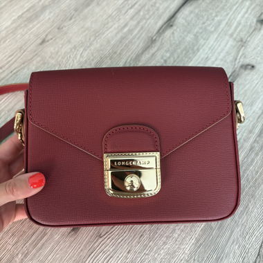 Borsa a tracolla Longchamp bordeaux