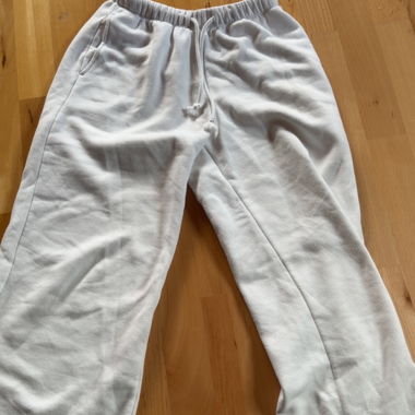 White Jogging Bottoms