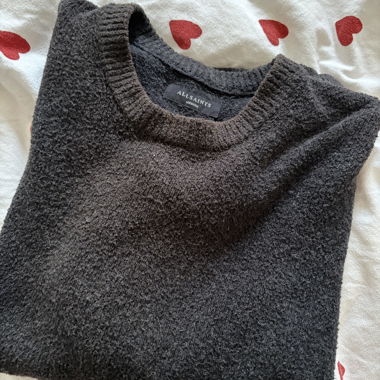 ALLSAINTS grey knit jumper M