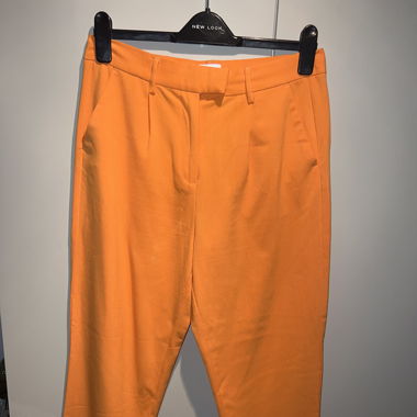 Orange Stoffhose