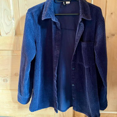 Camicia in velluto a coste