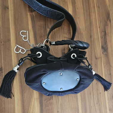 Schultertasche Lancel schwarz