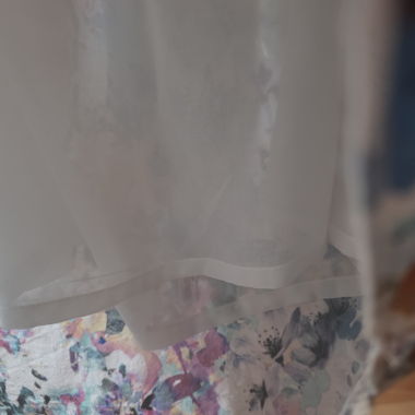 Robe sans manches à motif floral