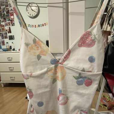 Sommertop mit Früchte, von Asos, Grösse S