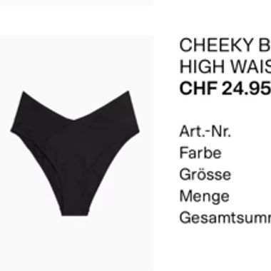High-Waist Bikini Bottom