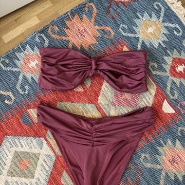 Maillot de bain bikini rose