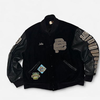 Vintage Varsity Bomber Jacke