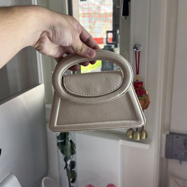 Beiger Mini-Harttasche - bershka