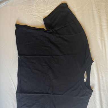 T-shirt noir court 