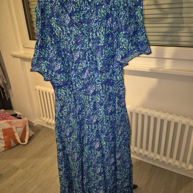 Robe longue bleu 